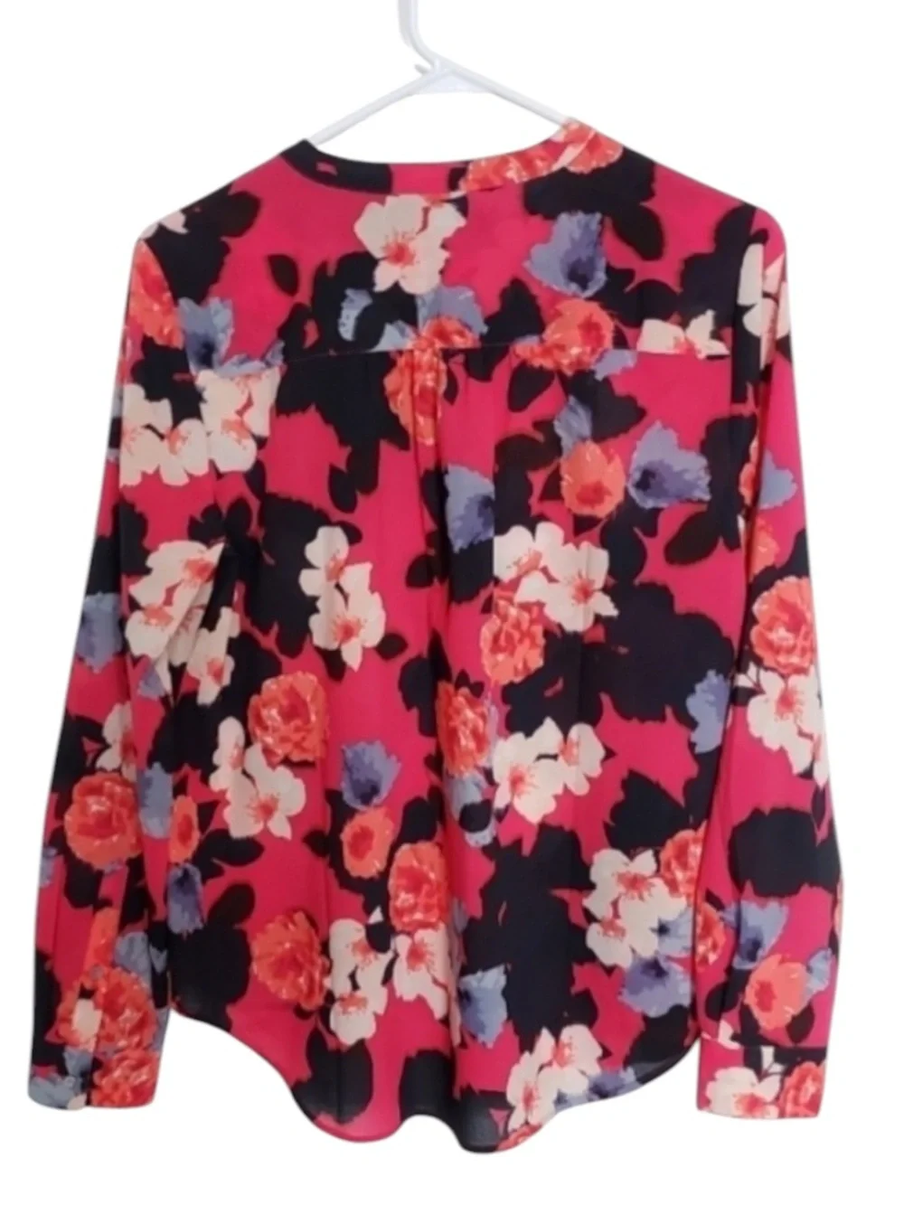 J.CREW  Pink Floral Print All Day Wear blouse  size M In excellent condition